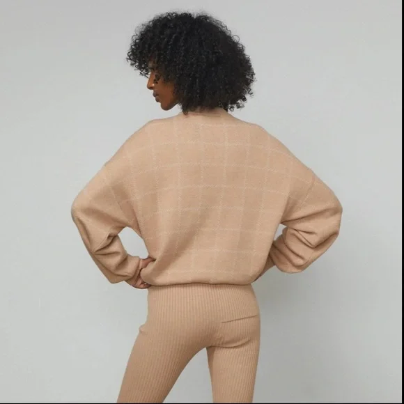 Lunya Cozy Cotton Silk Pullover in Tranquil Tan Medium Large $218 - Picture 2 of 6